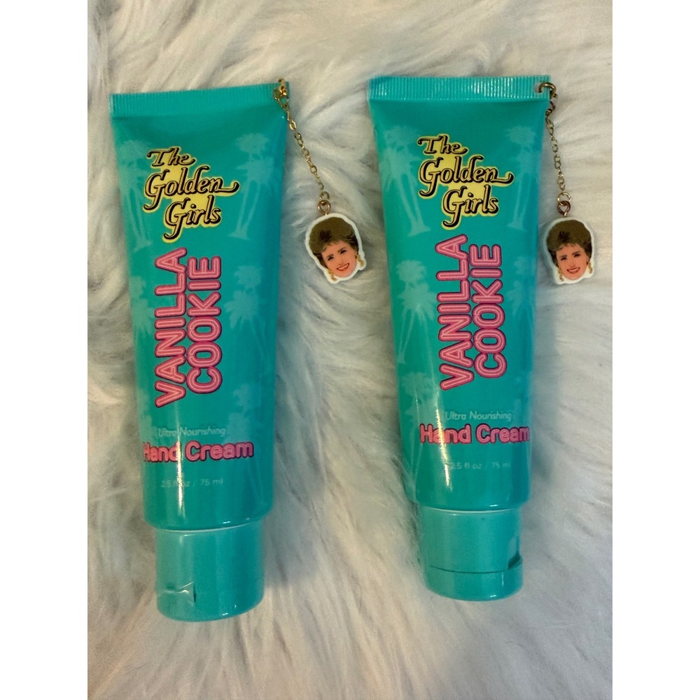 The Golden Girls Vanilla Cookie Hand Cream Set of 2 Blanche Charm 2.5oz Each